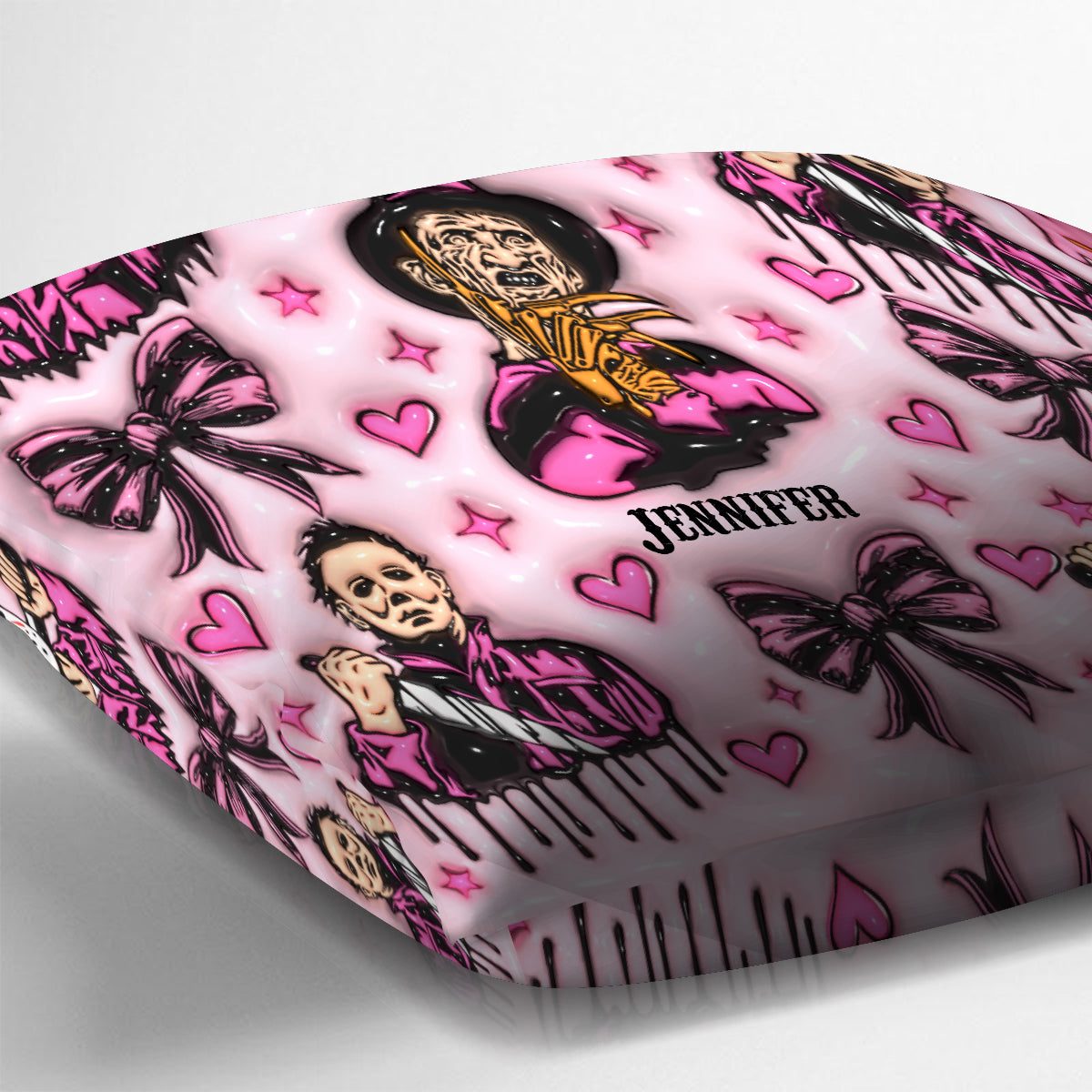 Horror Movie Fan - Personalized Throw Pillow
