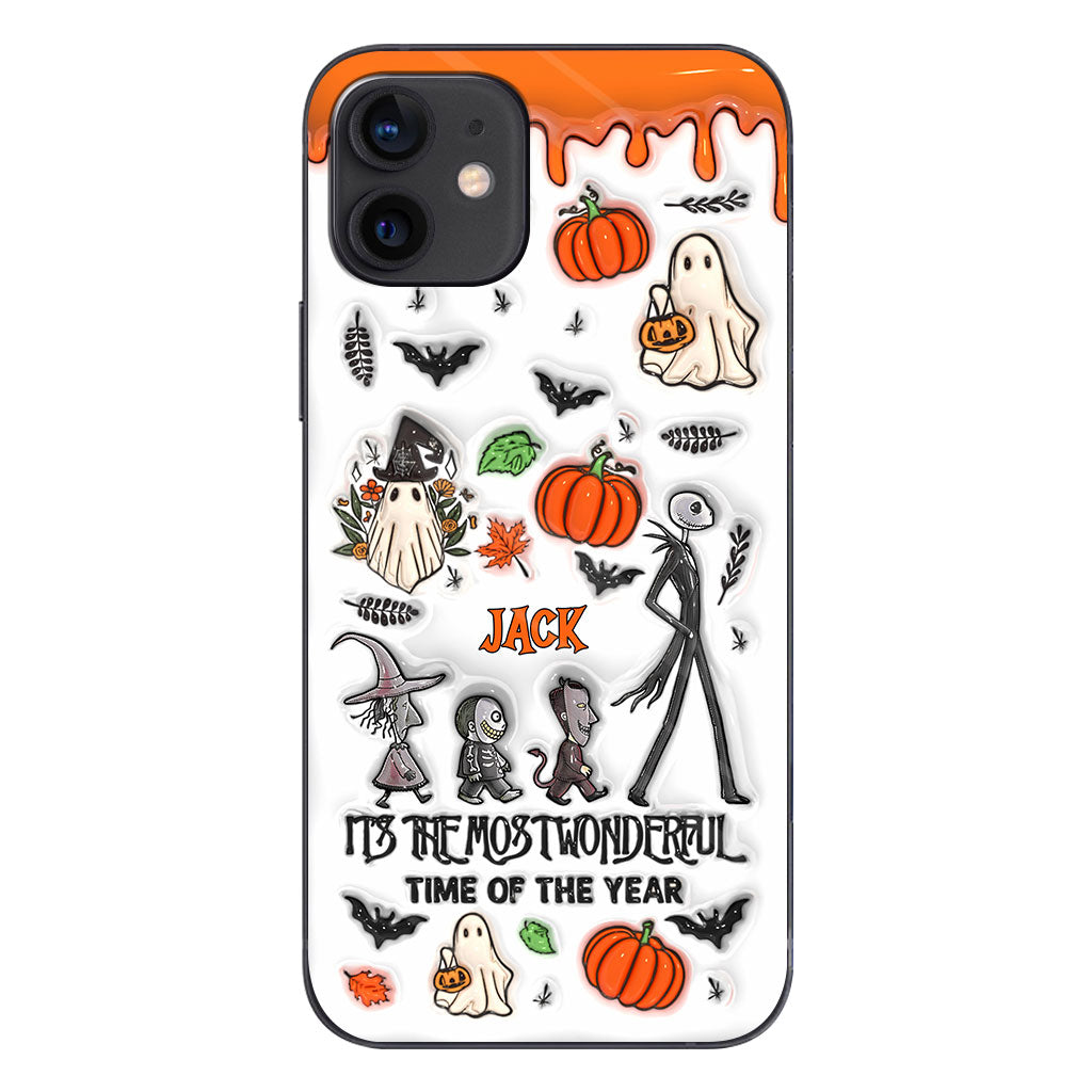 It's The Most Wonderful Time Pumpkin King - Personalized Nightmare Phone Case