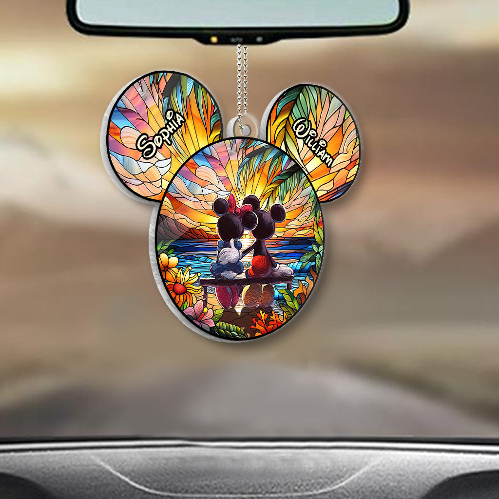 You And Me We Got This - Personalized Mouse Transparent Car Ornament