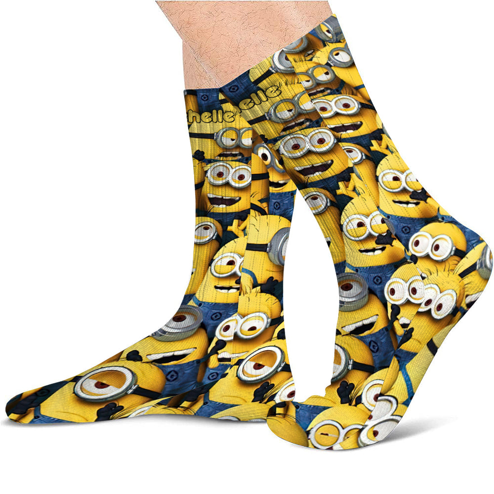 Cute Monster - Personalized Socks