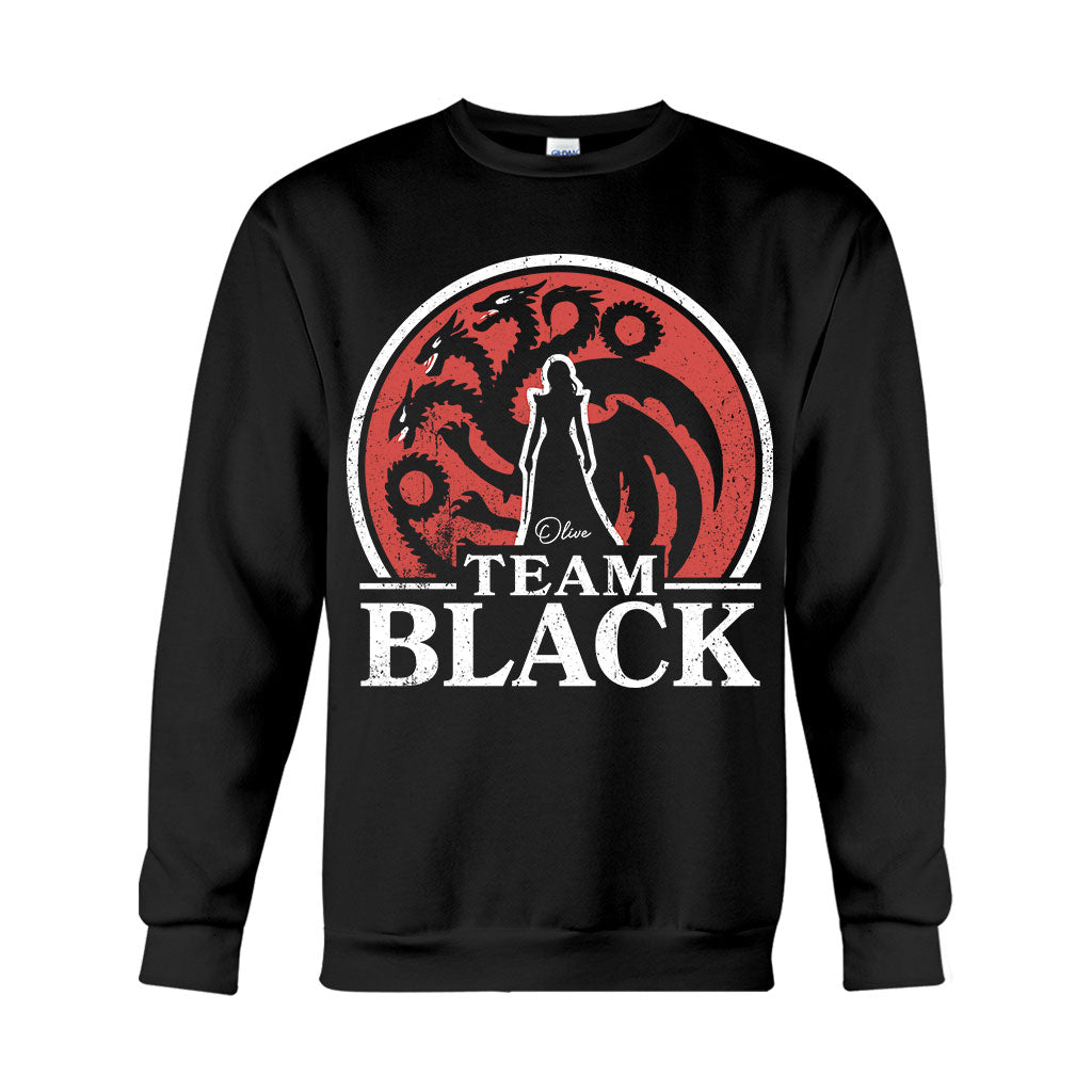 Team Black Vs Team Green - Personalized Thrones Game T-shirt And Hoodie