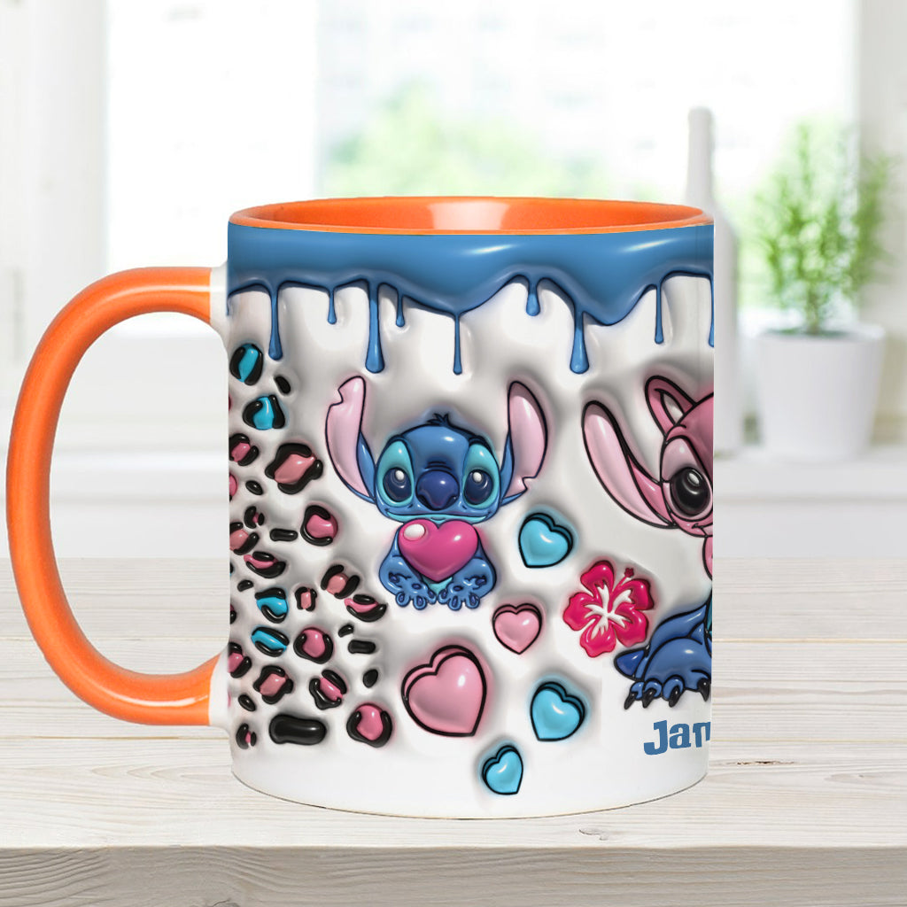 Ohana Love - Personalized Ohana Accent Mug