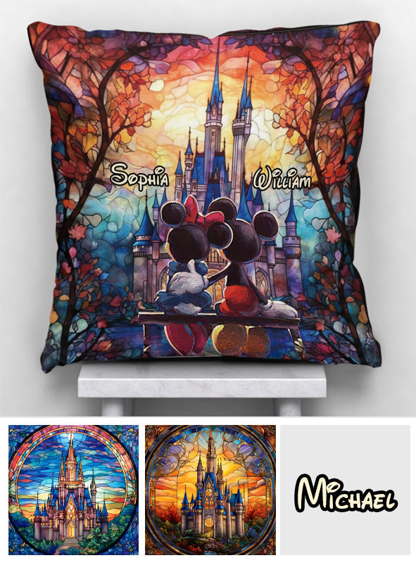 You & Me We Got This - Personalized Mouse Throw Pillow