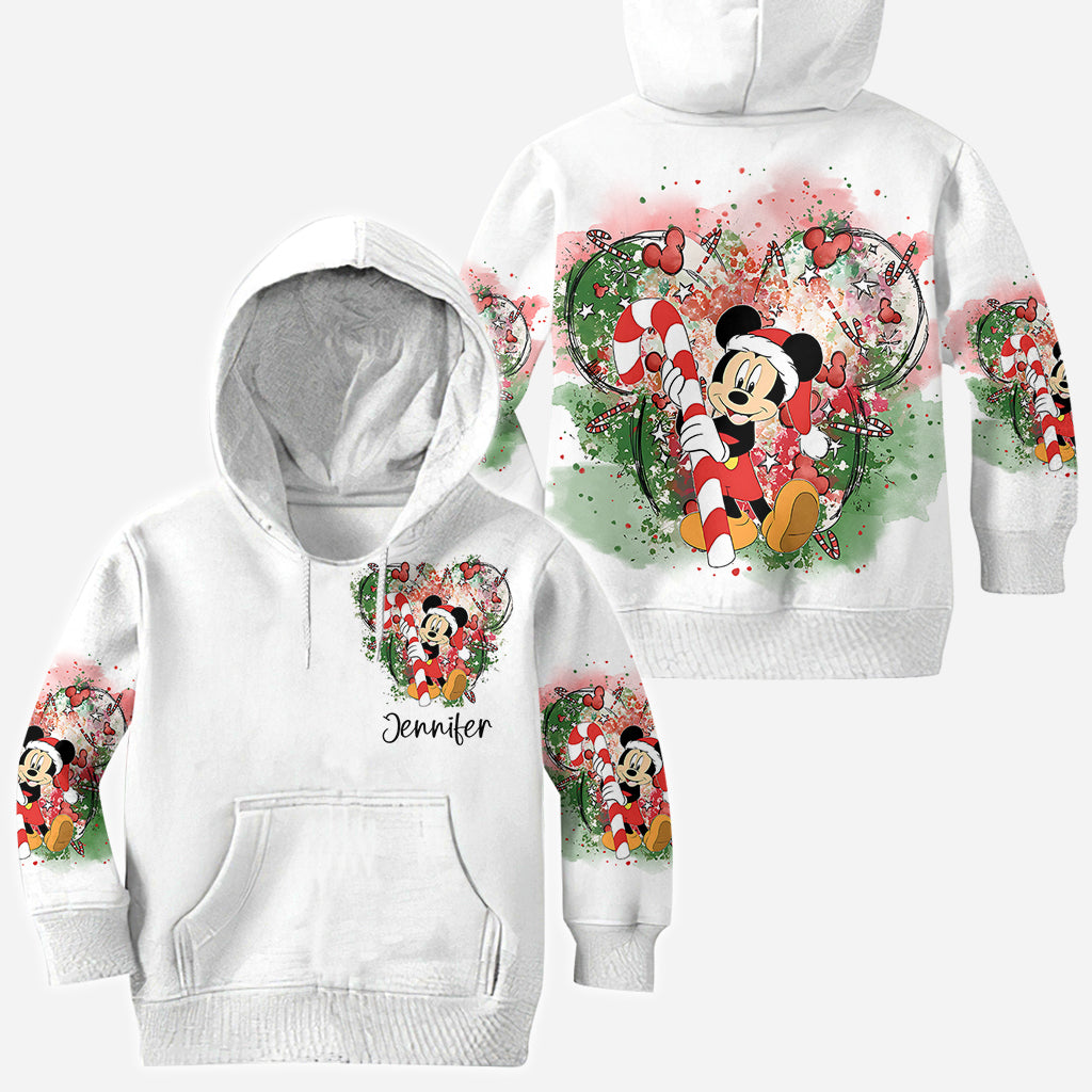 Merry Christmas - Personalized Mouse All Over Shirt