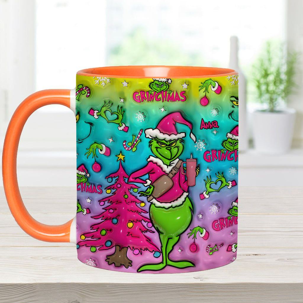 Holo Christmas - Personalized Stole Christmas Accent Mug
