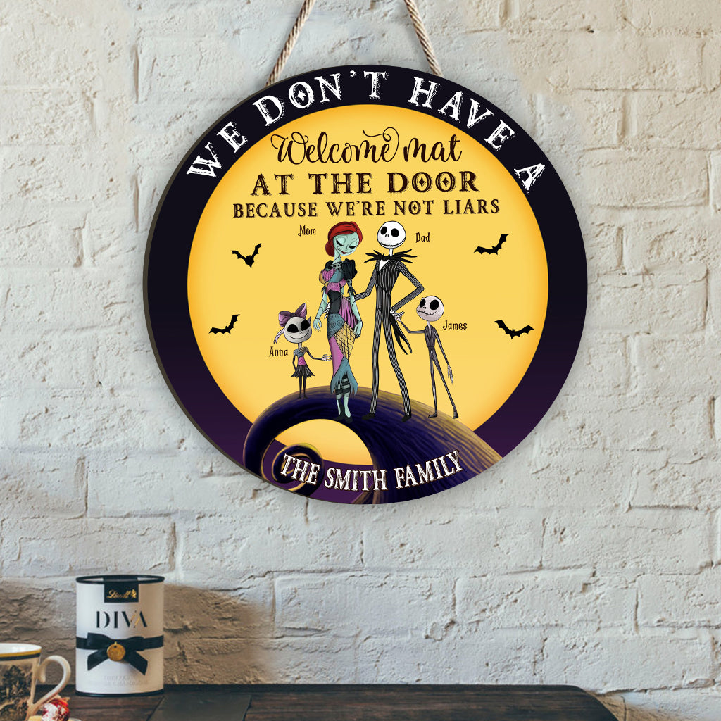 We're Not Liars - Personalized Nightmare Custom Shaped Wood Sign