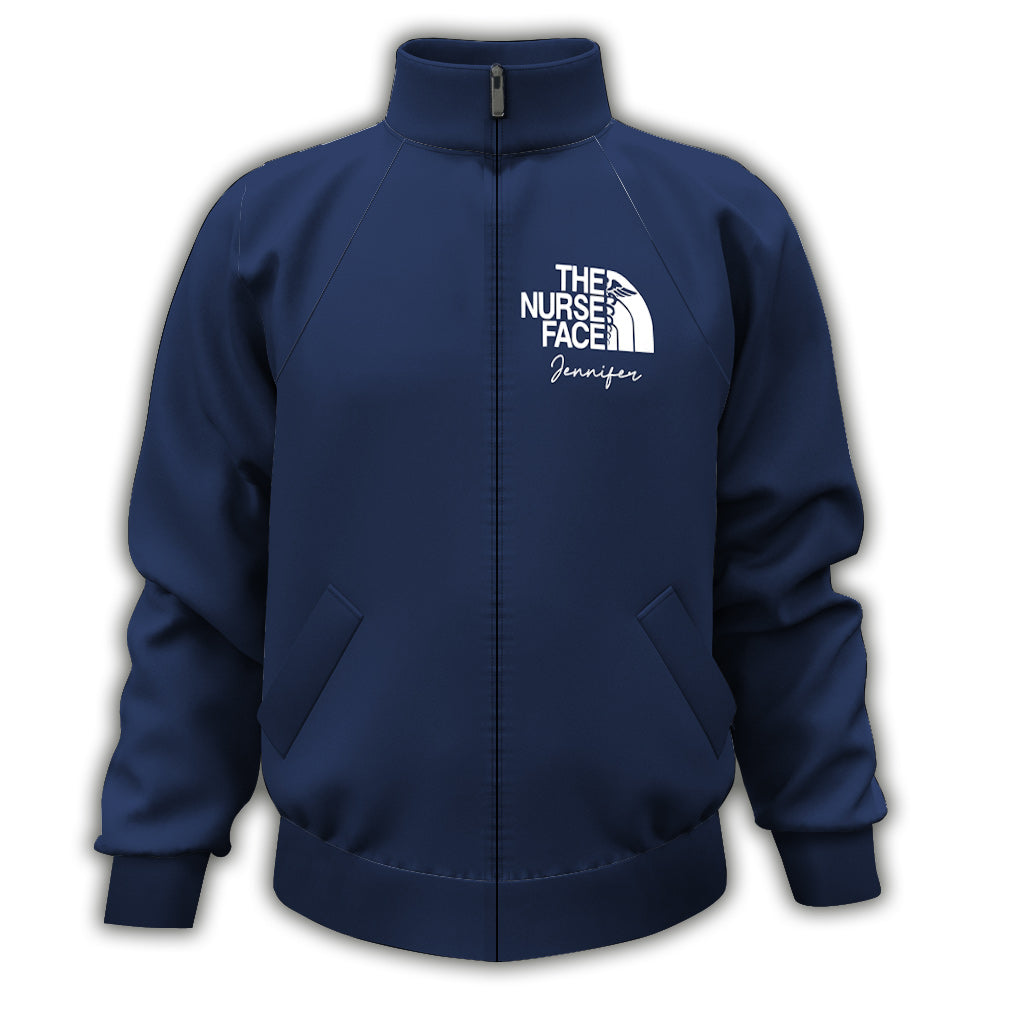 The Nurse Face - Personalized Nurse Zip Jacket