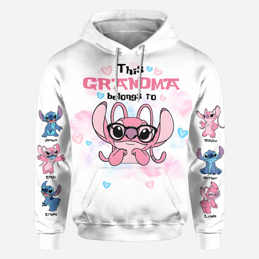 This Grandma Belongs To Custom Any Title - Personalized Ohana All Over Shirt