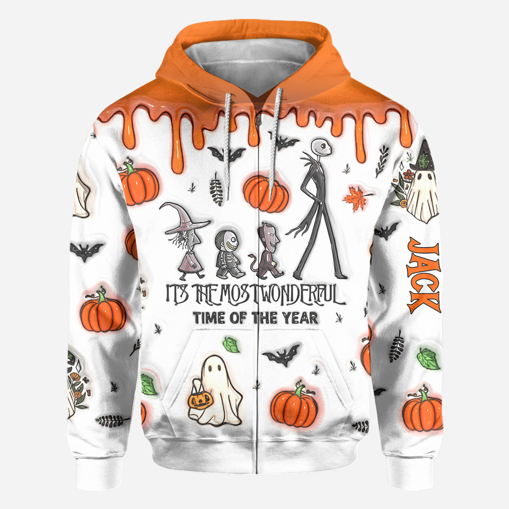 It's The Most Wonderful Time Pumpkin King - Personalized Nightmare All Over Shirt