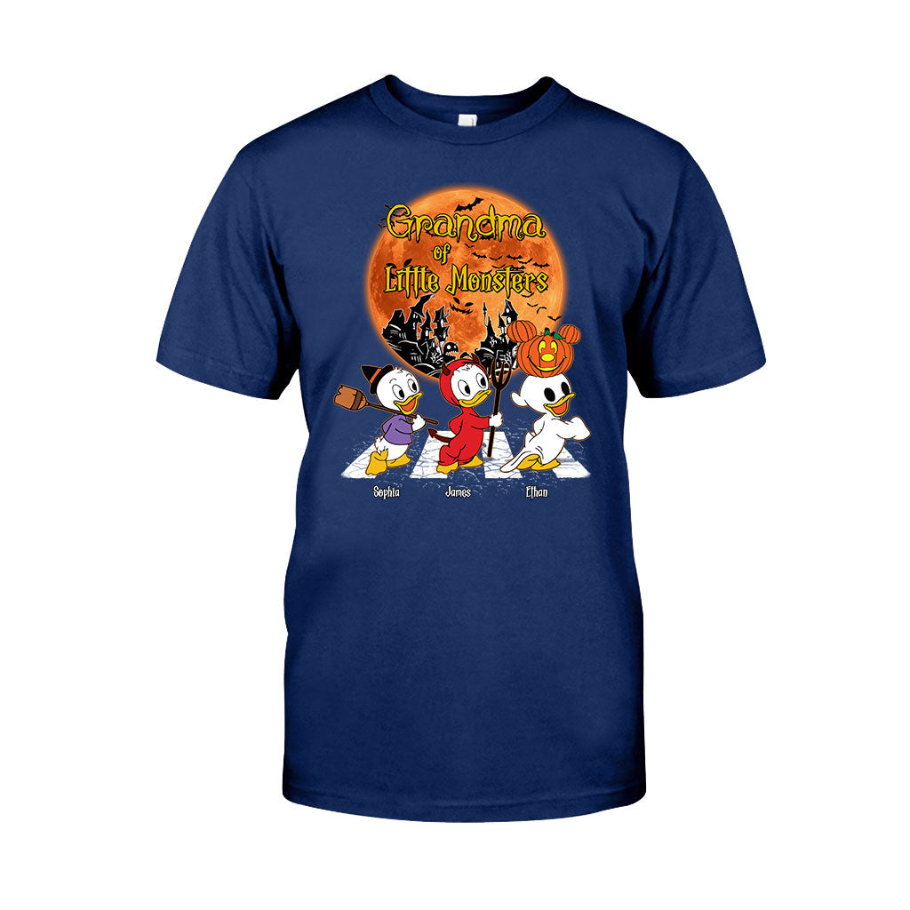Grandma Of Little Monsters - Personalized Mouse T-shirt And Hoodie