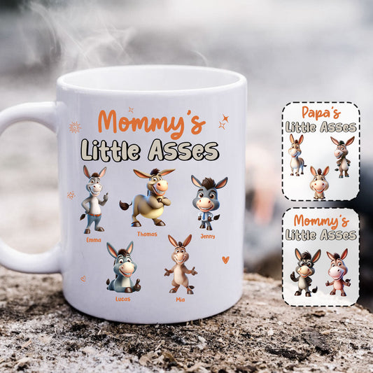 Mom's Grandma's Any Title Little Cuties - Personalized Mother Mug