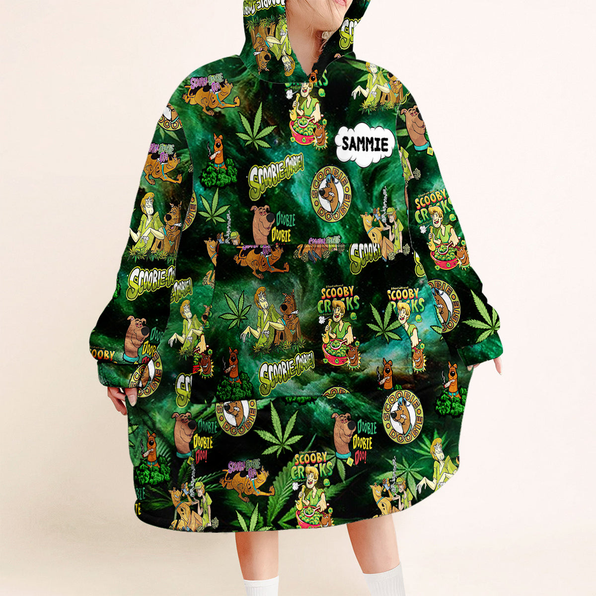 All I Need - Personalized Weed Blanket Hoodie