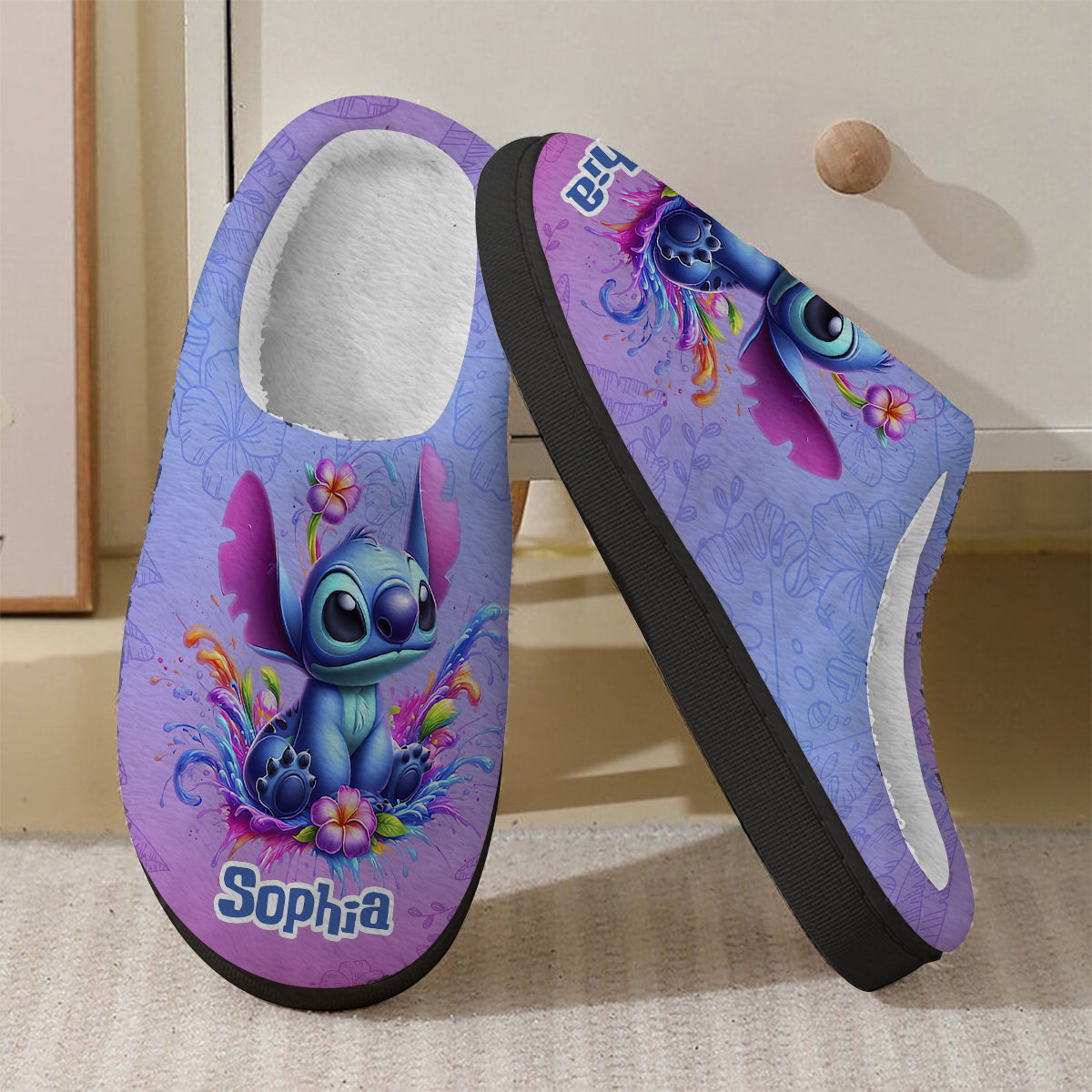 Blue Ohana - Personalized Ohana Slippers
