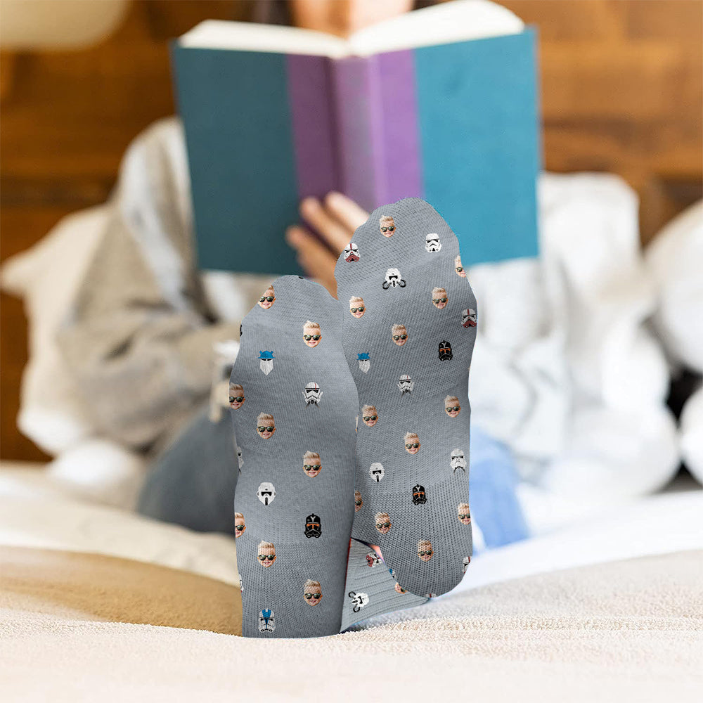 I Am Thier Dad - Personalized The Force Socks