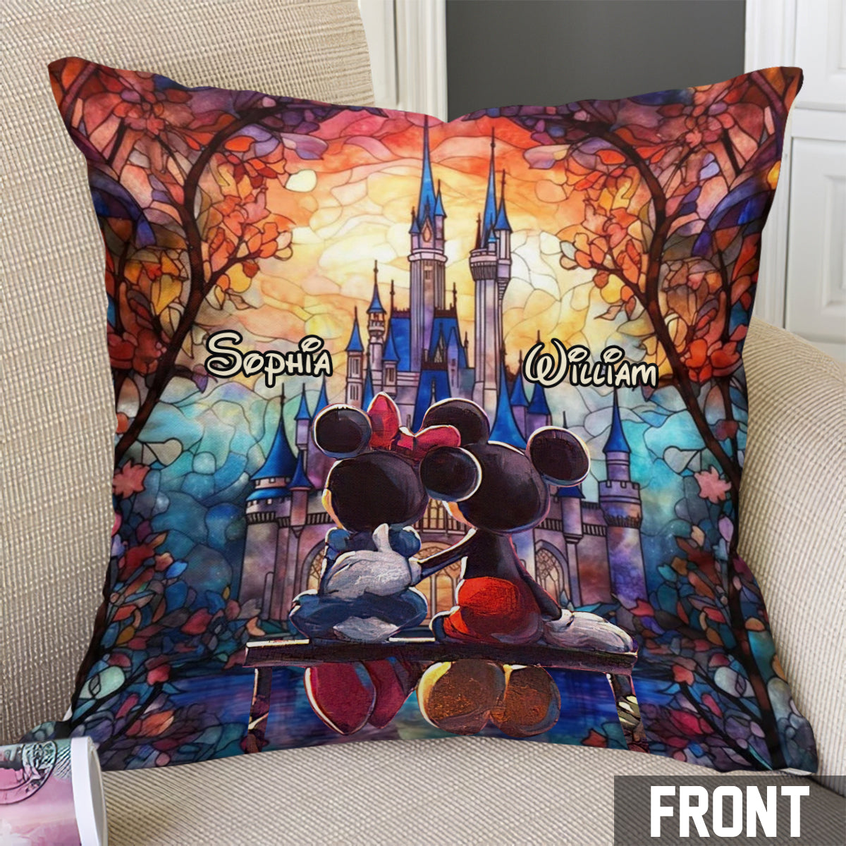 You & Me We Got This - Personalized Mouse Throw Pillow