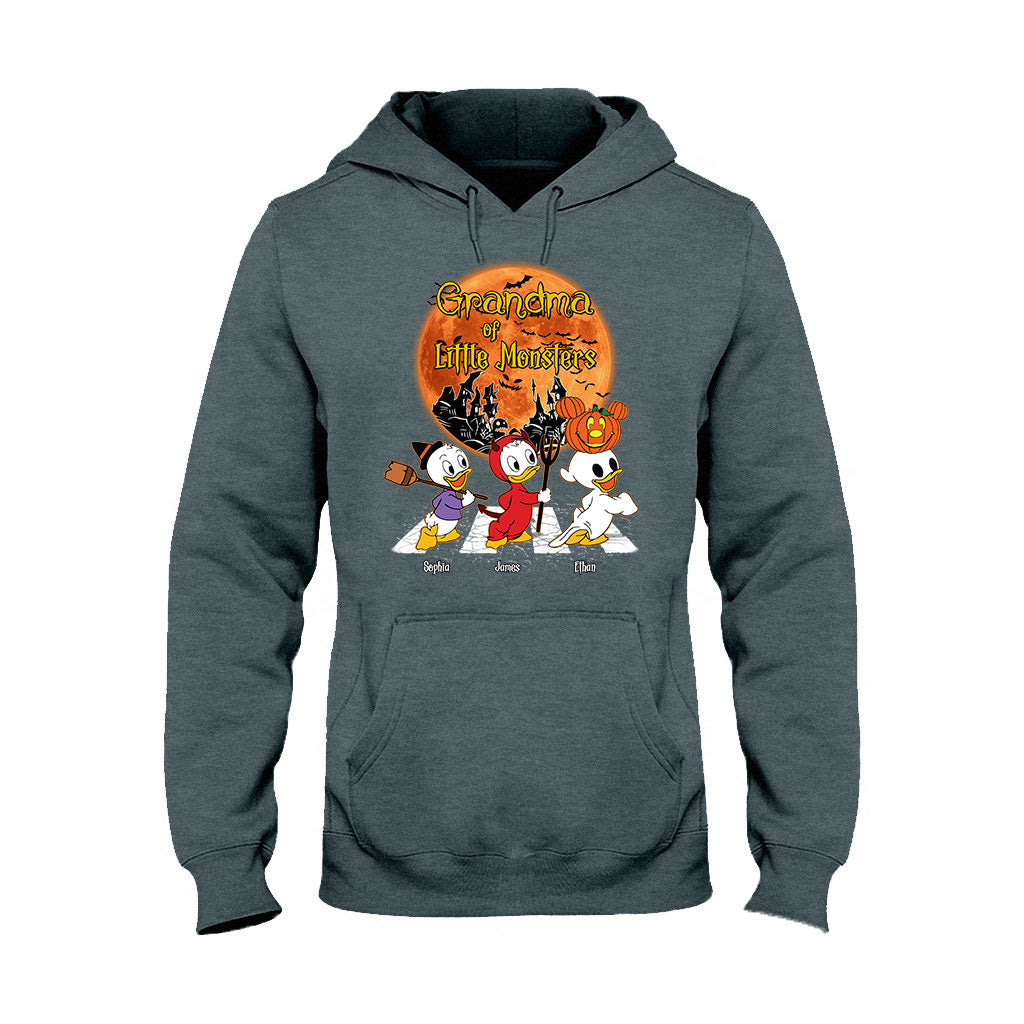 Grandma Of Little Monsters - Personalized Mouse T-shirt And Hoodie