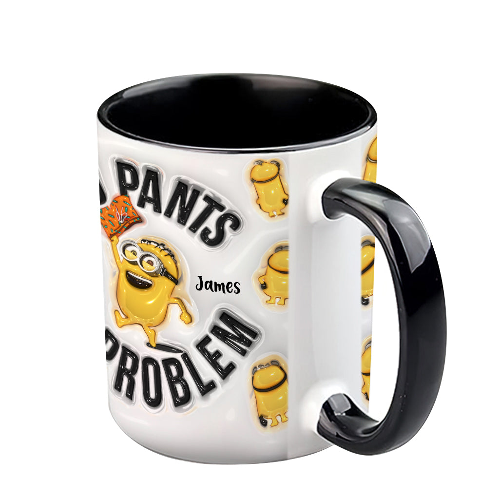 No Pants No Problem - Personalized Accent Mug