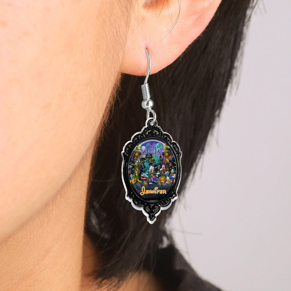 Welcome Foolish Mortals - Personalized Mouse Earrings