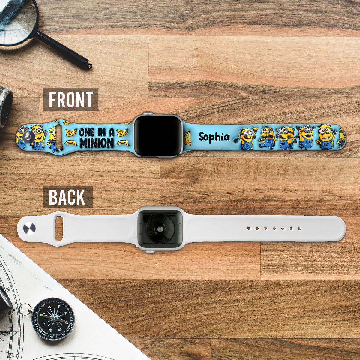 One In A Minion - Personalized Apple Watch Band