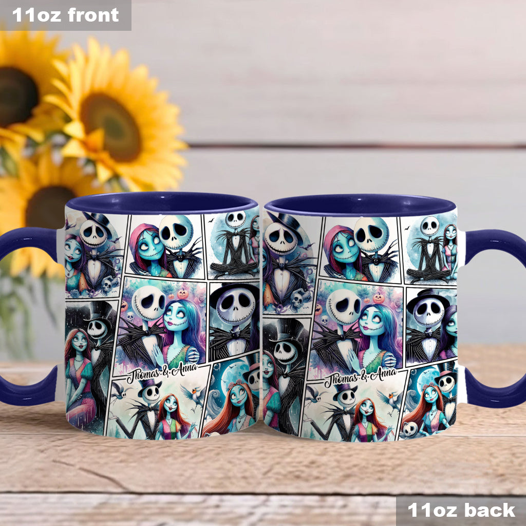 We're Simply Meant To Be - Personalized Nightmare Accent Mug