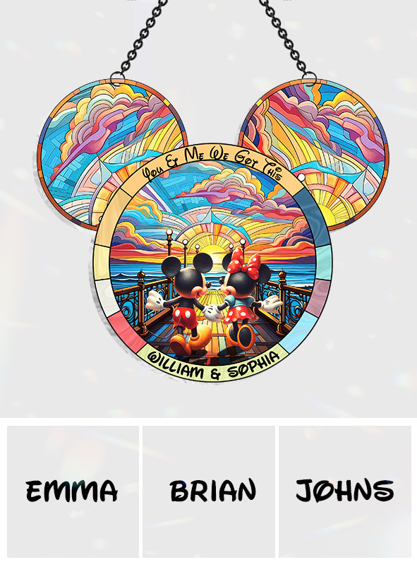 We Got This - Personalized Mouse Window Hanging Suncatcher Ornament