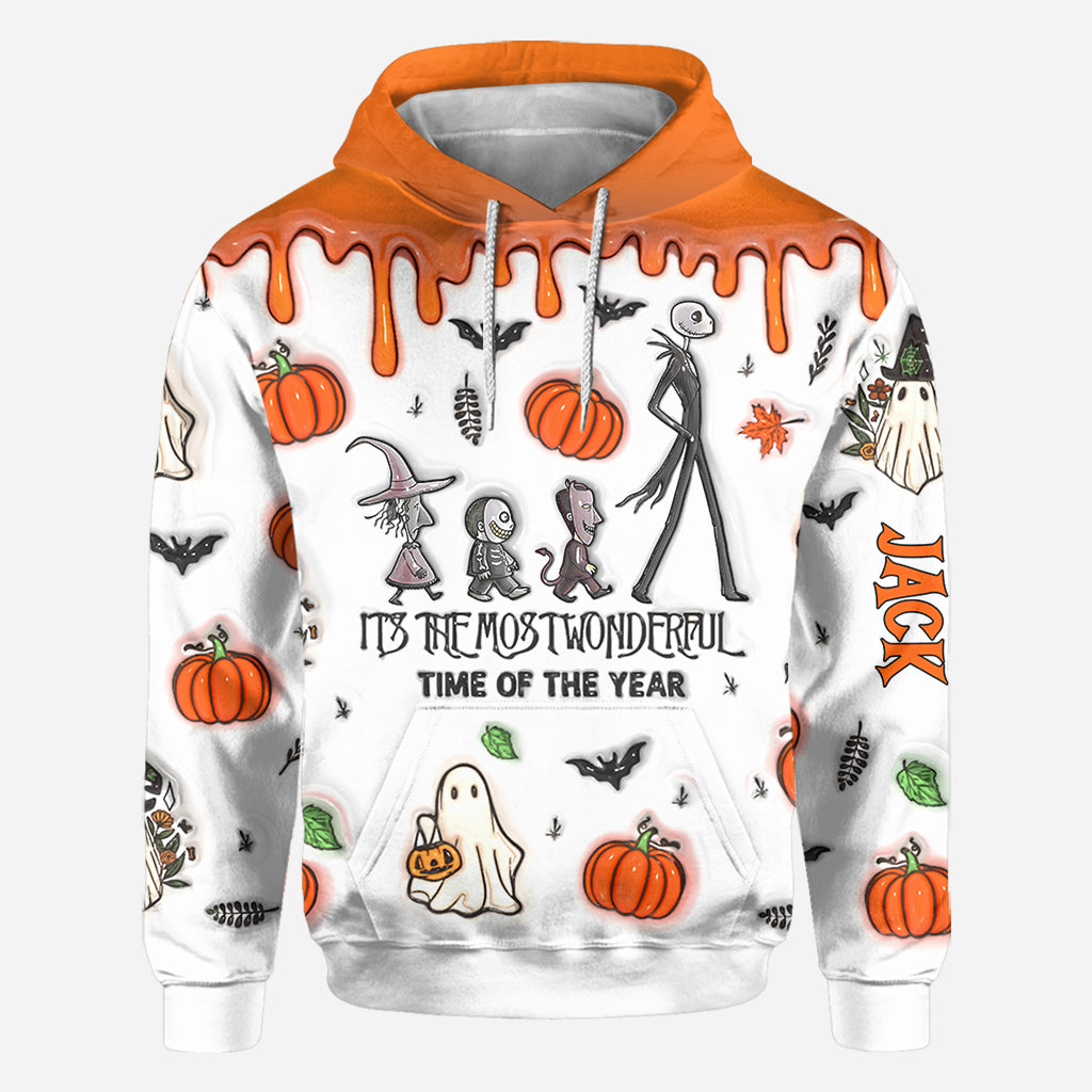 It's The Most Wonderful Time Pumpkin King - Personalized Nightmare All Over Shirt
