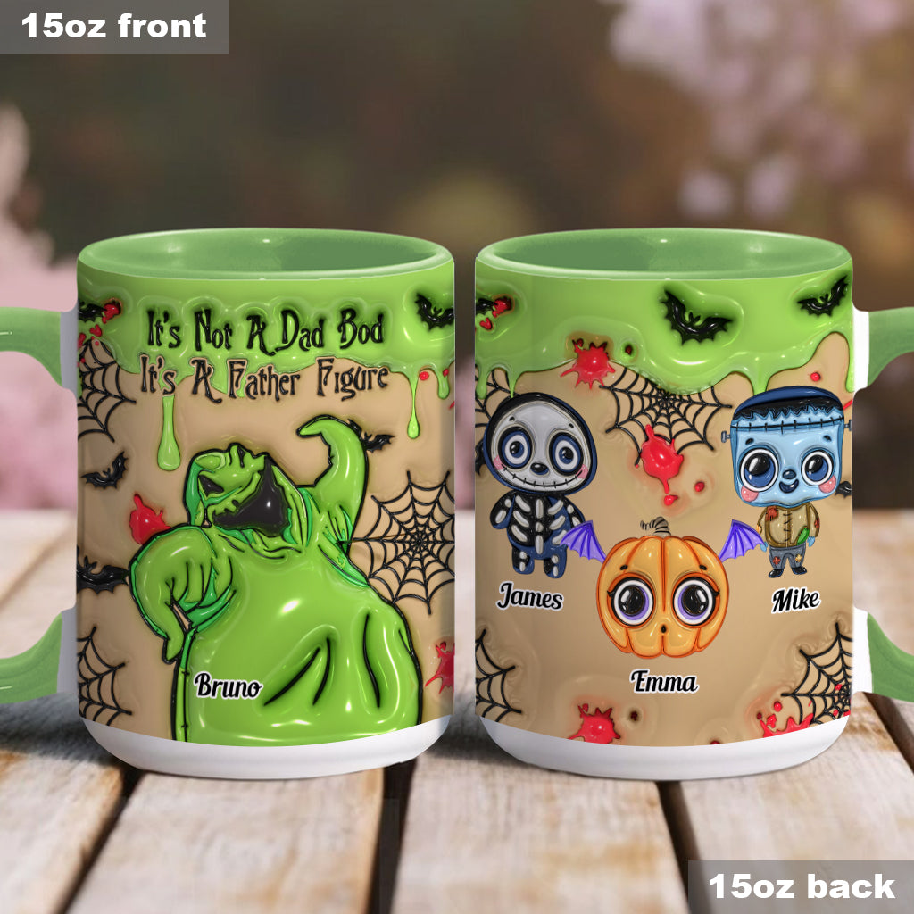 It's Not A Dad Bod It's A Father Figure - Personalized Nightmare Accent Mug
