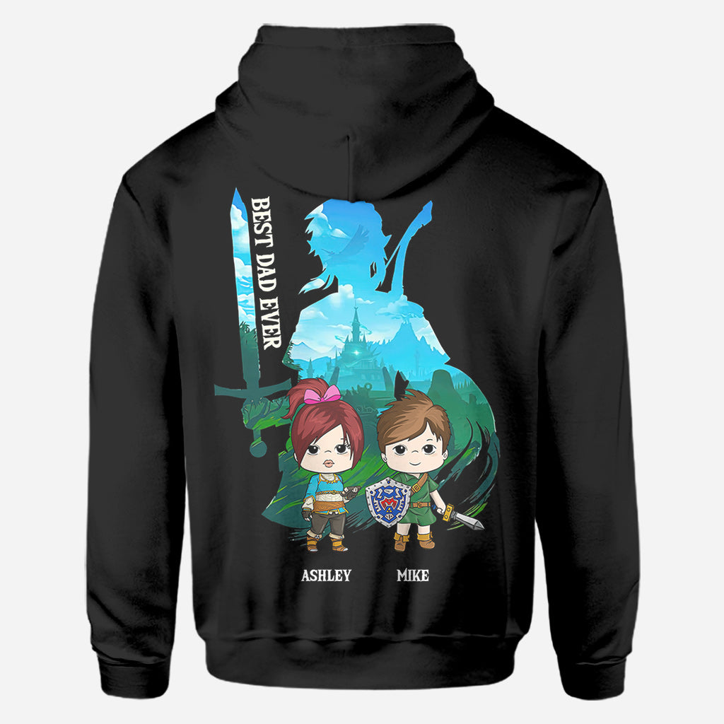 The Legend Of Dad/ Mom/ Nana... - Personalized The Hero's Legend All Over Shirt