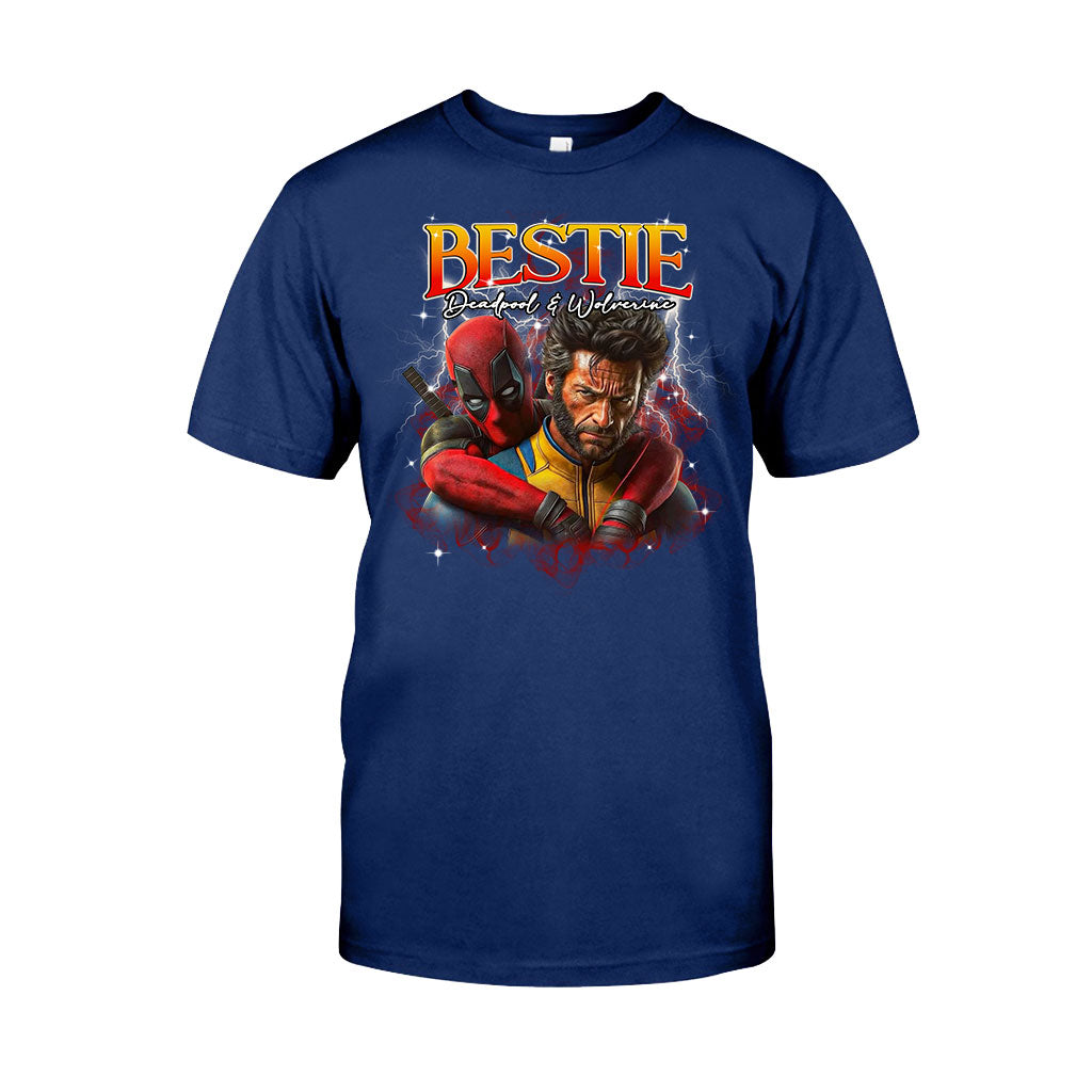 Bestie Forever 90s Vintage Bootleg Tee - Personalized The Psychopath T-shirt And Hoodie