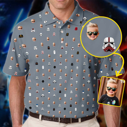 I Am Thier Dad - Personalized The Force Polo Shirt