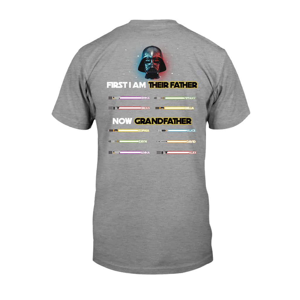 I Am Their Father Now Grandfather - Personalized The Force T-shirt And Hoodie