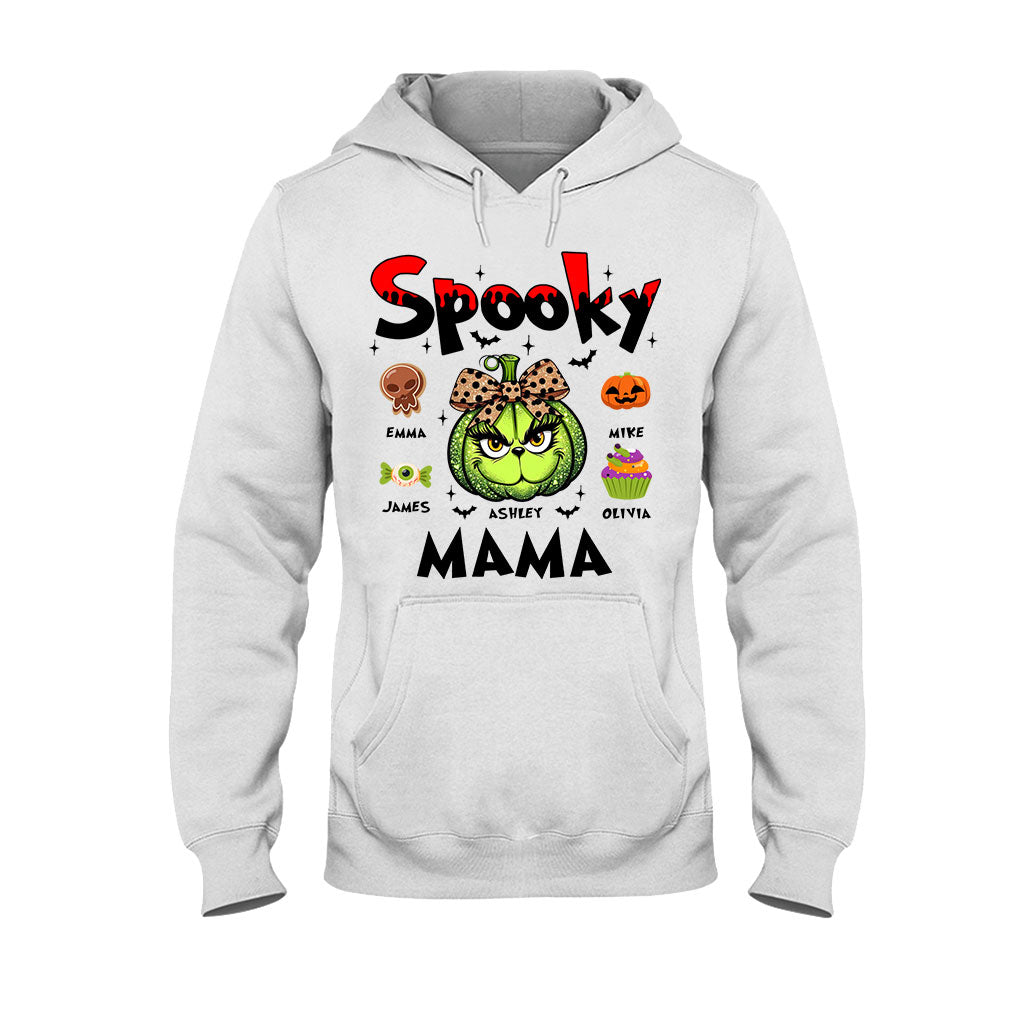 Green Pumpkin Mama Any Title - Personalized Mother T-shirt And Hoodie