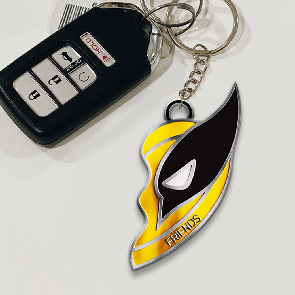 Bestie Forever - Personalized The Psychopath Matching Keychain