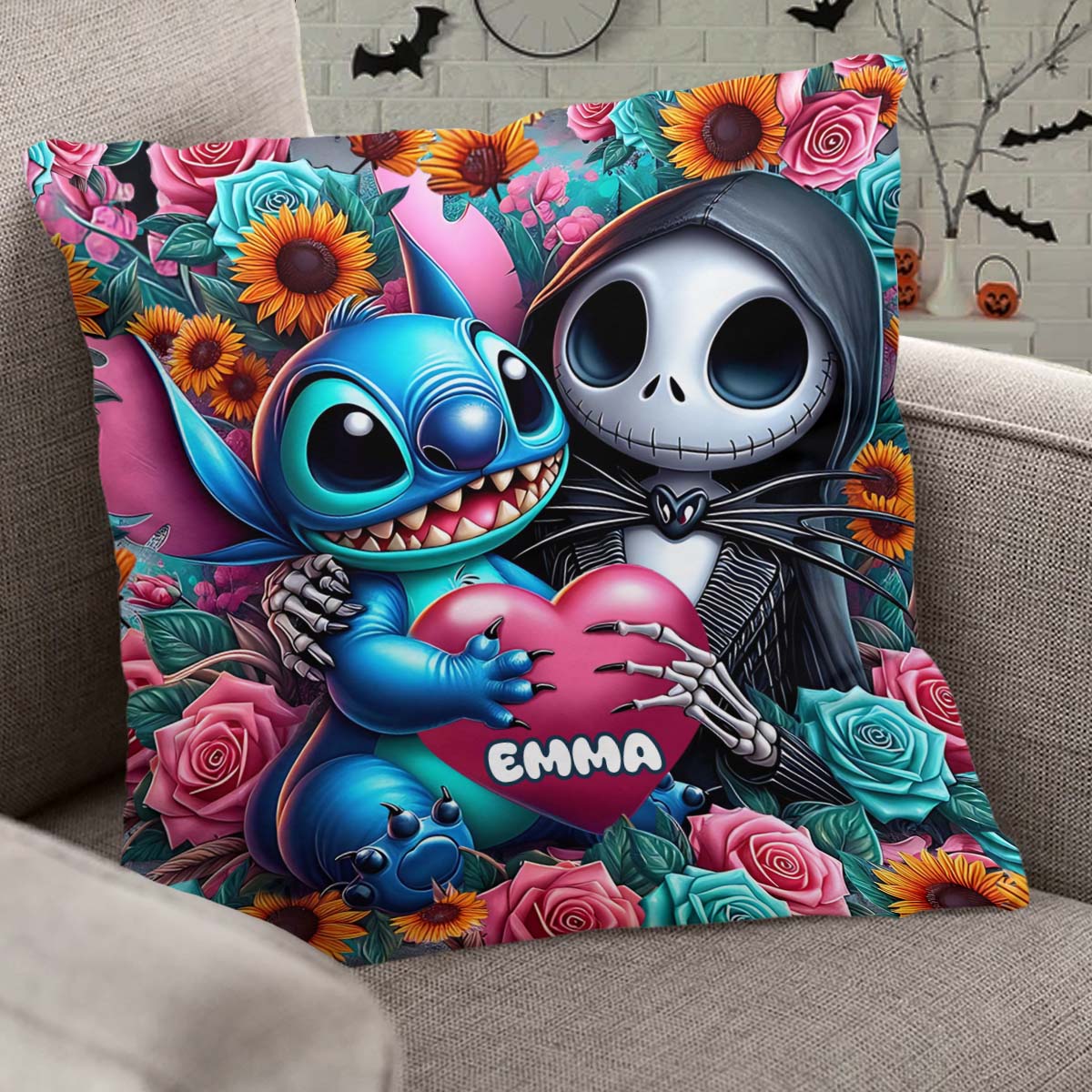 Friends - Personalized Nightmare Throw Pillow