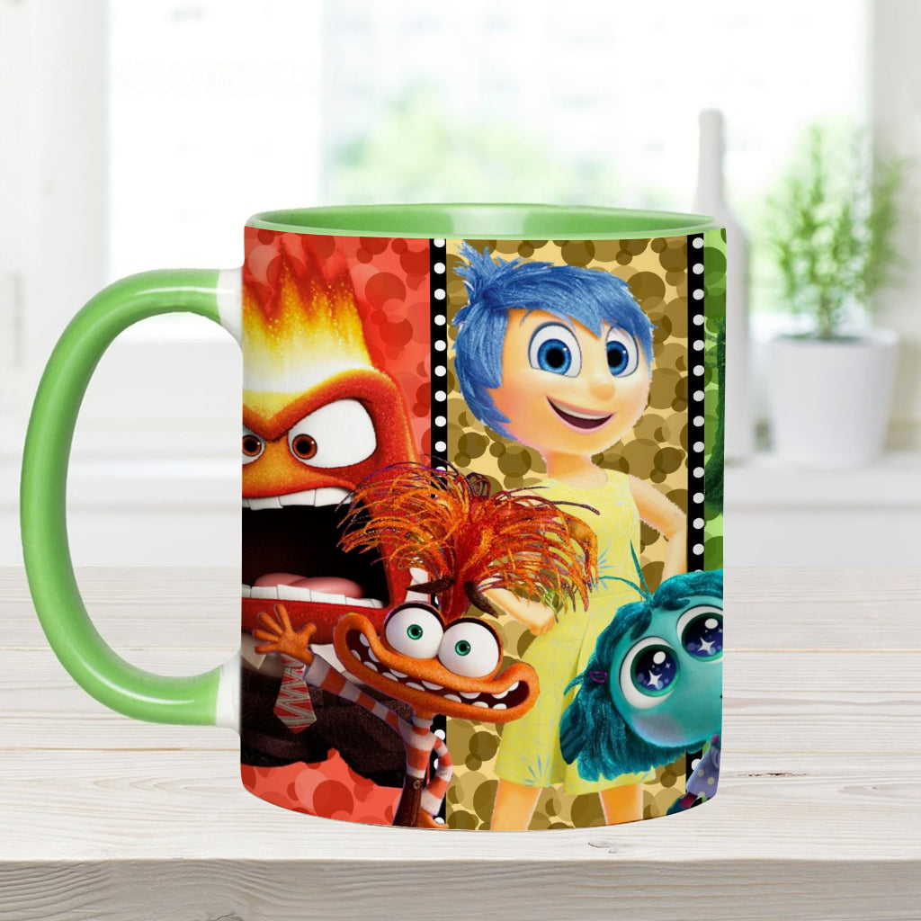 It's Ok To Feel All The Feels - Personalized Mouse Accent Mug