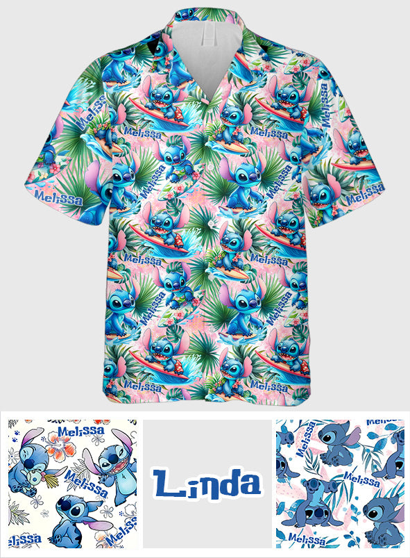 Ohana Summer Vibes - Personalized Ohana Hawaiian Shirt