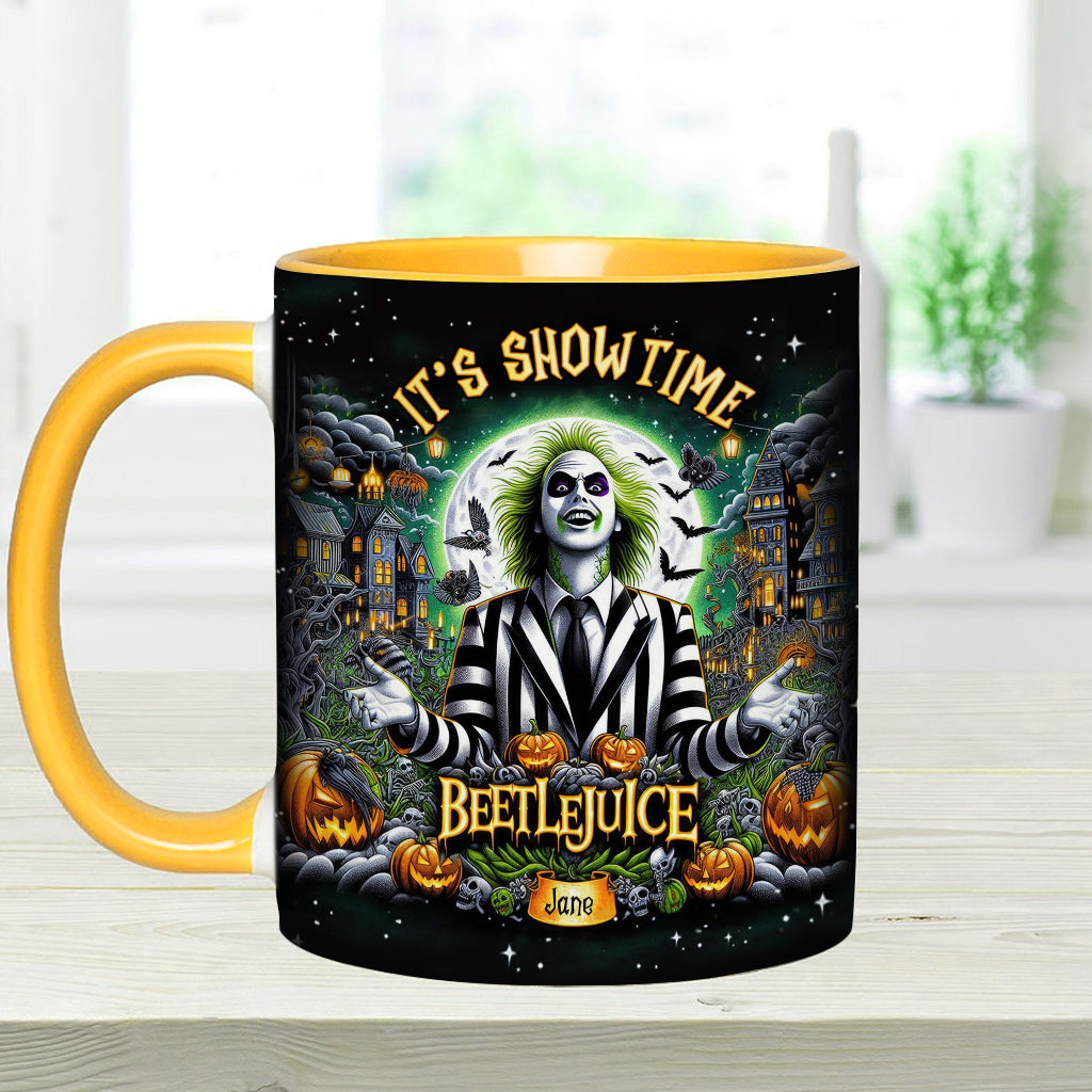 It's Showtime! - Personalized Accent Mug