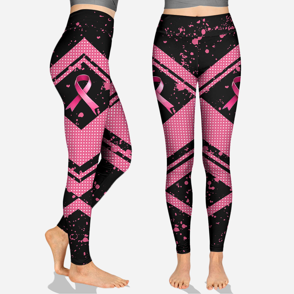 In October We Wear Pink - Personalized Breast Cancer Awareness Hoodie and Leggings