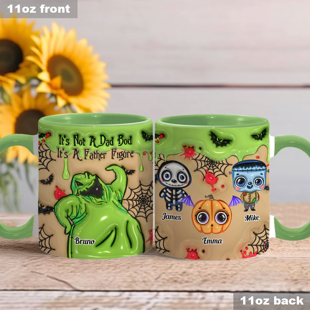 It's Not A Dad Bod It's A Father Figure - Personalized Nightmare Accent Mug