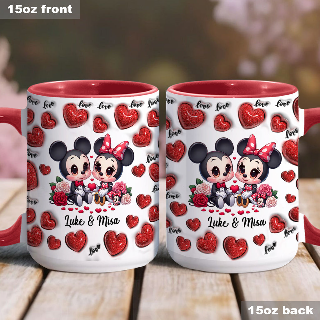 Couple Old School Chola - Personalized Mouse Accent Mug