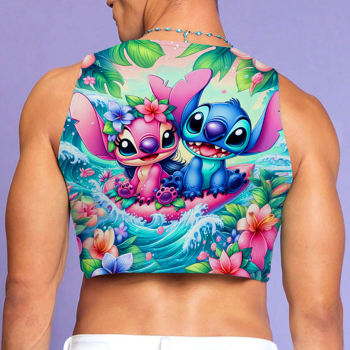 Any Name - Personalized Ohana Crop Tank Top