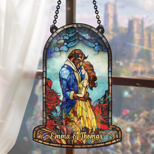 You And Me We Got This - Personalized Couple Window Hanging Suncatcher Ornament