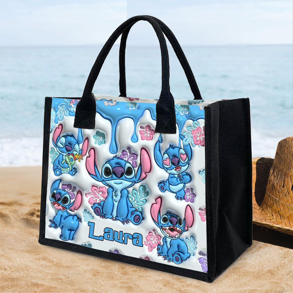 Ohana Means Family - Personalized Ohana Canvas Tote Bag