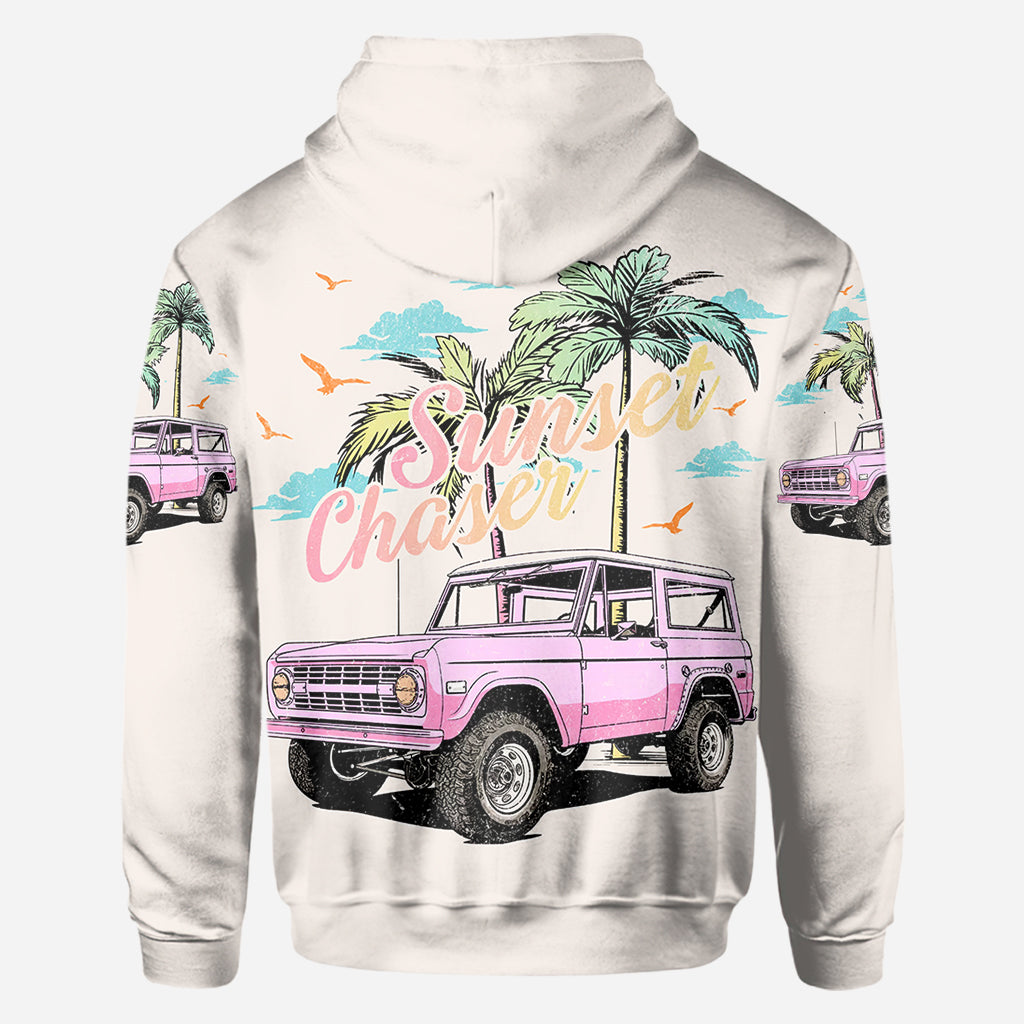 Sunset Chaser - Personalized Car All Over Shirt