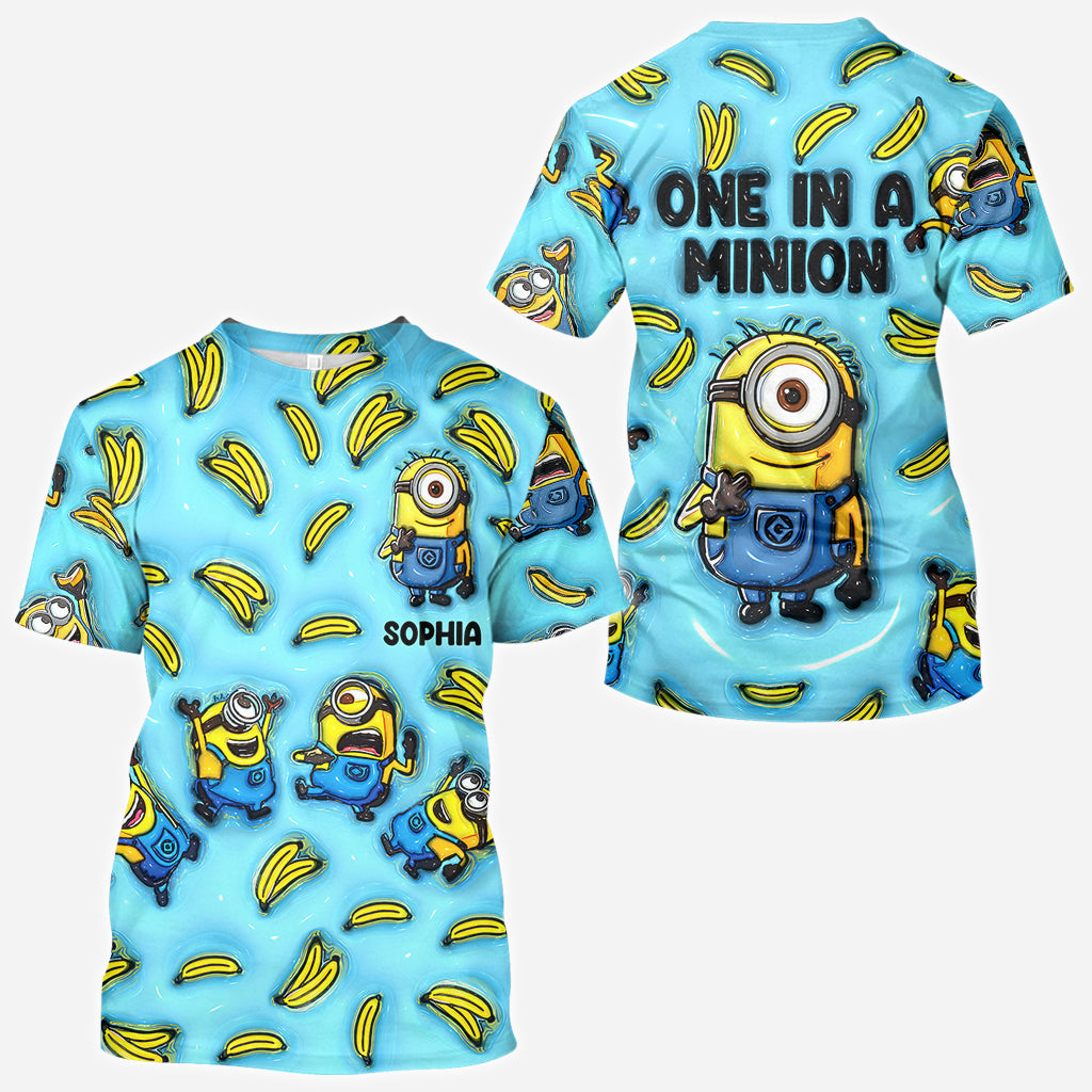 One In The Minion - Personalized All Over Shirt