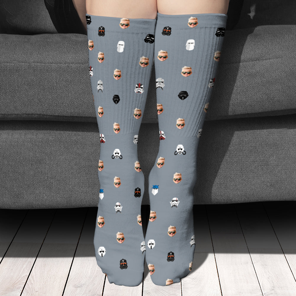 I Am Thier Dad - Personalized The Force Socks