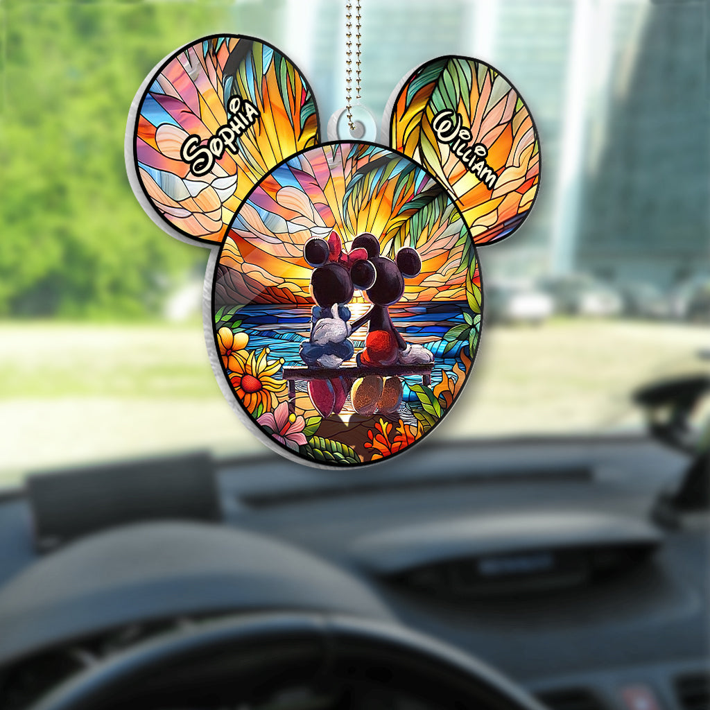 You And Me We Got This - Personalized Mouse Transparent Car Ornament