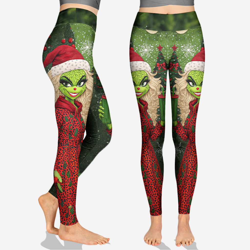 Beautiful Green Lady - Personalized Stole Christmas Hoodie and Leggings