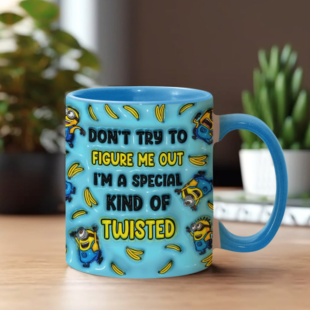 Don't Try To Figure Me Out - Personalized Accent Mug