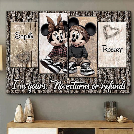 Home Sweet Home - Personalized Mouse Canvas And Poster